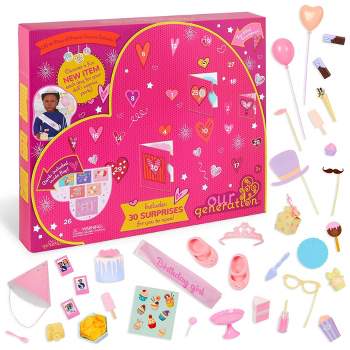 Our Generation 30 Days of Presents Surprise Countdown Calendar Accessory Set for 18" Dolls