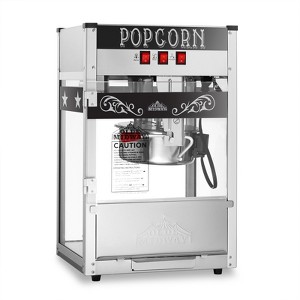 Olde Midway Commercial Popcorn Machine, Bar Style Popper with 8 Ounce Kettle - 1 of 4