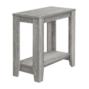 FONTOI End Tables Minimalist Style, Straight Leg Design, Wood Side and Modern Design Table for Home Office Decor, Gray, 28"*15"*6" - 1 of 4