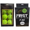 First Strike Pickleball: F-40 Pickleballs - 6 Pack - Competition Game Balls, Indoor/Outdoor Play, 40 Hole Precision Design, High-Performance - 4 of 4