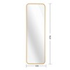 Racxily 47 x 14IN Door mirror - 4 of 4