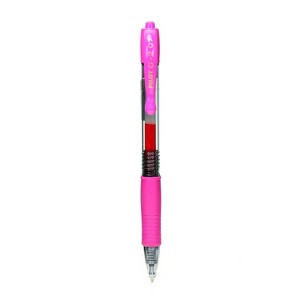 Pilot G2 Retractable Gel Pen Fine Point 0.7mm Pink Ink Dozen (58412-PK12) - 1 of 1