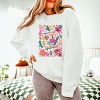 Simply Sage Market Boho Teacher Book Floral Lightweight Garment Dyed Sweatshirt - 3 of 4