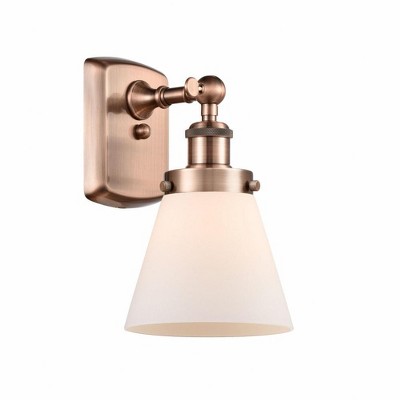 Cone - 1 Light Wall Sconce In Industrial Style-11 Inches Tall and 6 Inches Wide