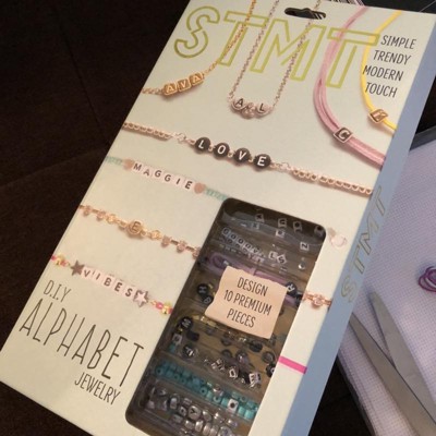 Diy Alphabet Jewelry Kit - Stmt : Target