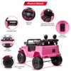 12V Electric Ride On Car, Licensed Toyota Truck Ride On Car for Kids, Electric Toy Car with Parent Remote Control, 3 Speed, MP3 Music, LED Lights - 3 of 4