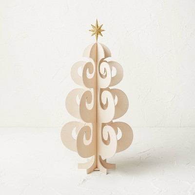 Large Wood Swirl Christmas Tree - Opalhouse™ designed with Jungalow™