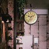 Bedford Clock Collection Double Sided Wall Clock Vintage Antique-Look Mount Station Clock - 3 of 4