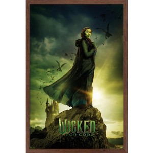 Trends International Wicked: For Good (2025) - Elphaba Badlands One Sheet Framed Wall Poster Prints - 1 of 4