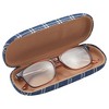 Zodaca 4 Pack Hard Shell Sunglasses Case for Women, Eyeglass and Eyewear Holders in 4 Plaid Designs - 3 of 4