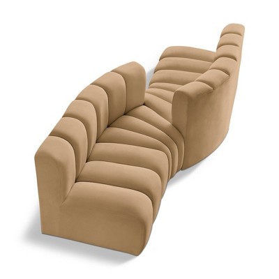 Meridian Furniture,Arc Velvet Modular Sofa