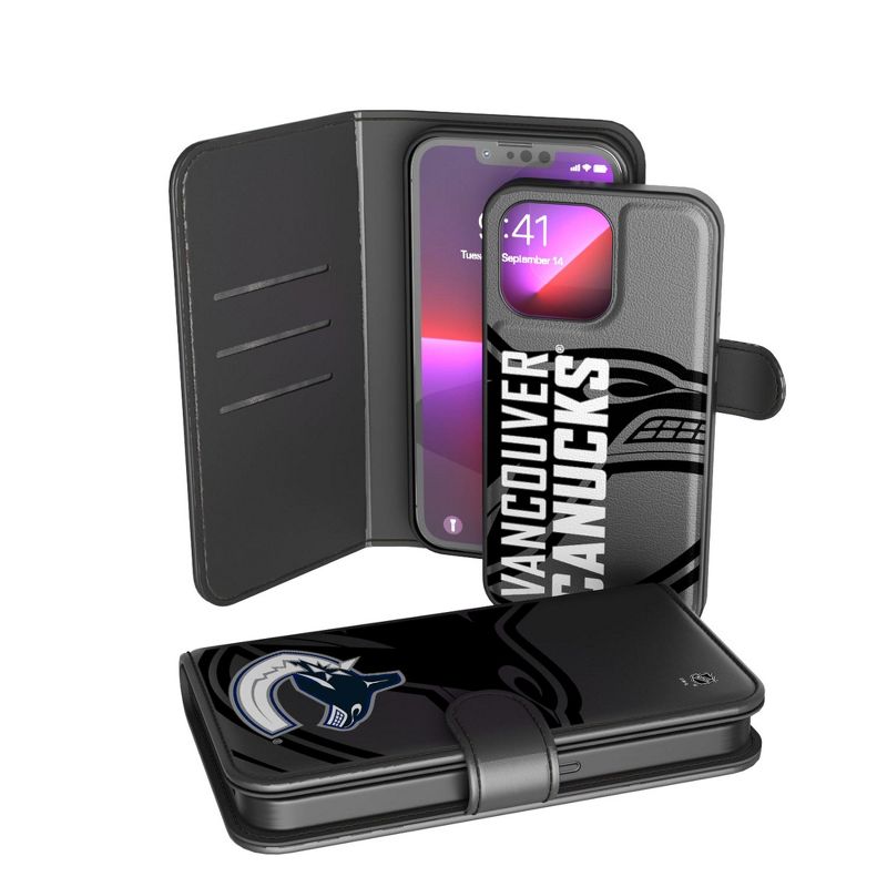 Keyscaper Vancouver Canucks Monocolor Tilt Wallet Phone Case, 1 of 2