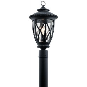 Kichler Lighting Admirals Cove 1 - Light Post Light in  Textured Black - 1 of 1