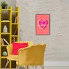 Stupell Industries Love Neon over Heart Floating Frame Canvas Art - 3 of 4