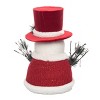 Transpac Foam 16.14 in. Multicolor Christmas Snowman Tree Topper - 3 of 4
