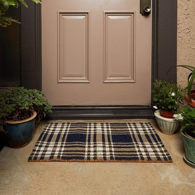 Pink Decorative Indoor Outdoor Entrance Rug Non Slip Front Door Mat Floor Carpet 