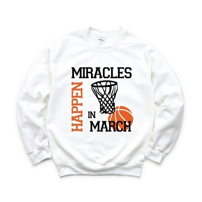 Simply Sage Market Women's Graphic Sweatshirt Miracles In March