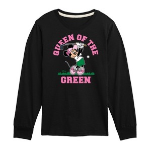 Boys' - Disney - Queen Of The Green Golf Long Sleeve Graphic T-Shirt - 1 of 4