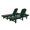 WestinTrends Dylan Classic Adirondack Poly Reclining Chaise Lounge (Set of 2pcs) - 4 of 4