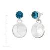 Silpada 'Introducing Me' Sterling Silver Blue Cubic Zirconia Drop Earrings - 4 of 4