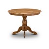 East West Furniture,Dinning Table With Natural Acacia Color Top - 2 of 2