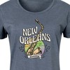 Women's - Instant Message - New Orleans Graphic T-shirt Dress - 2 of 4