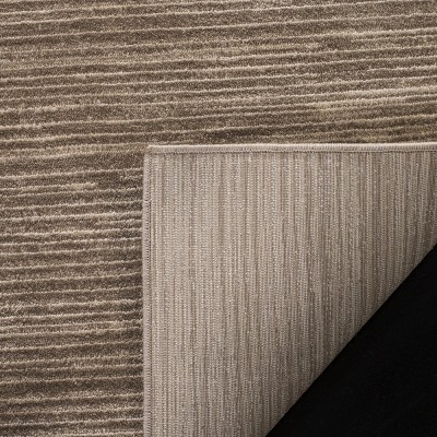 Elysian Light Brown Synthetic 2'2" x 8' Soft Texture Runner Rug
