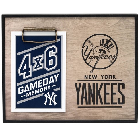 NY Yankees Logo Baseball Tin Sign US Made Game Room Man Cave Bar