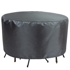 Summerset Shield Round/Square Table Chair Cover Ultimate Protection for Your Outdoor Furniture Mercury - 1 of 4