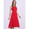 INSPIRE CHIC Women's Summer Sleeveless A Line Midi Cotton Crewneck Casual Tank Dress - 2 of 4
