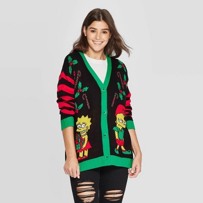 junior black cardigan sweater