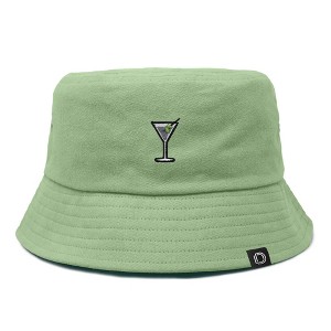 Dalix Martini Cotton Bucket Hat Lightweight Outdoor Travel Beach Everyday Womens - 1 of 4