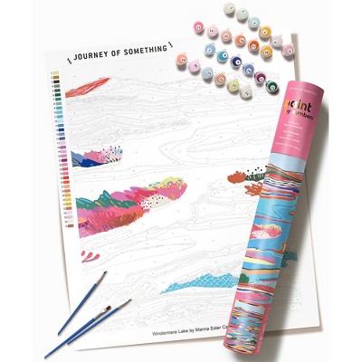 Journey of Something: Paint By Numbers - Lake Windereme - DIY Painting Craft Kit