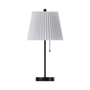 Maxax gold Metal Table Lamp with USB Port - 1 of 4