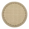 Scalloped Pattern Rugs for Living Room Bedroom Soft Non Slip Low Pile Throw Carpet Washable Foldable Area Rug - 4 of 4
