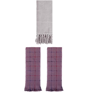 REGALWOVEN Cotton Absorbent Soft Decorative Turkish Bath Towel for Bathroom 3 Packs - 1 of 4