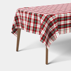 Plaid Tablecloth Cardinal Red - Threshold™ - 1 of 3