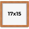 PosterPalooza | Flat Brown Picture Frame - UV Acrylic, Backing Board, Hanging Hardware Included - 2 of 4