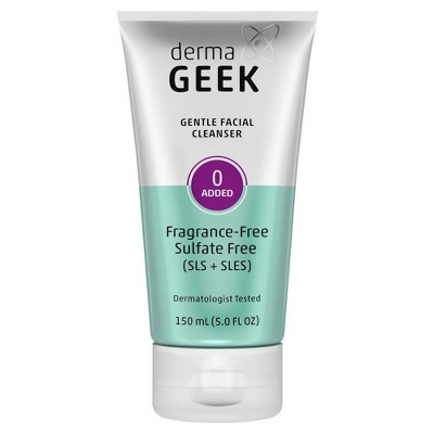dermaGEEK Gentle Face Wash for Sensitive Skin - 5.0 fl oz