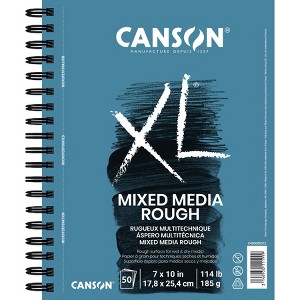 Canson XL Series Mixed Media Pad, Side Wire Binding, 50 Sheet, 7x10 inch, 1 Count - 1 of 1