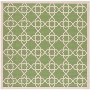 Courtyard CY6032 UV & Stain Resistant Non-Shedding Power Loomed Indoor/Outdoor Rugs - Safavieh - 1 of 4