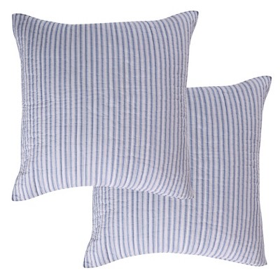 Coral Sealife Multicolored Euro Shams - Two Euro Shams - Levtex Home