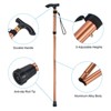 Unique Bargains Aluminum Alloy Quick Lock Collapsible Hiking Trekking Poles 33-37 Inch 2 Pcs - 4 of 4
