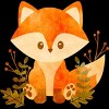 Men's Design By Humans Cute Baby Fox By stellaandgrace T-Shirt - 2 of 2