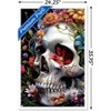 Trends International r3darch0n - Bloom of the Departed Skull Framed Wall Poster Prints - 3 of 4