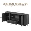 Modern TV Stand for TVs up to 65 Inches, Media Console with Storage Cabinets, Entertainment Center for Living Room – Maison Boucle - 4 of 4