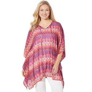 Catherines Georgette Peasant Duster - 1 of 4