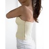 Women's Tweed Strapless Top - 2.7 AUGUST APPAREL - 2 of 4