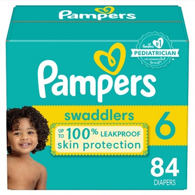Image of Pampers Swaddlers Active Baby Diapers Enormous Pack - Size 6 - 84ct
