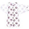 Hudson Baby Infant Girl Convertible Swaddle Sleep Sack, Blush Navy Floral - 3 of 4